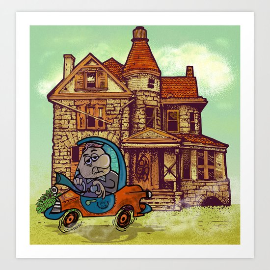 prima casa. Art Print