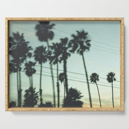 Los Angeles Palm Trees Serving Tray