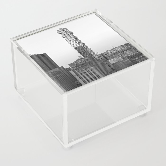 New York City Views | Architecture in NYC | Black and White Photography Acrylic Box