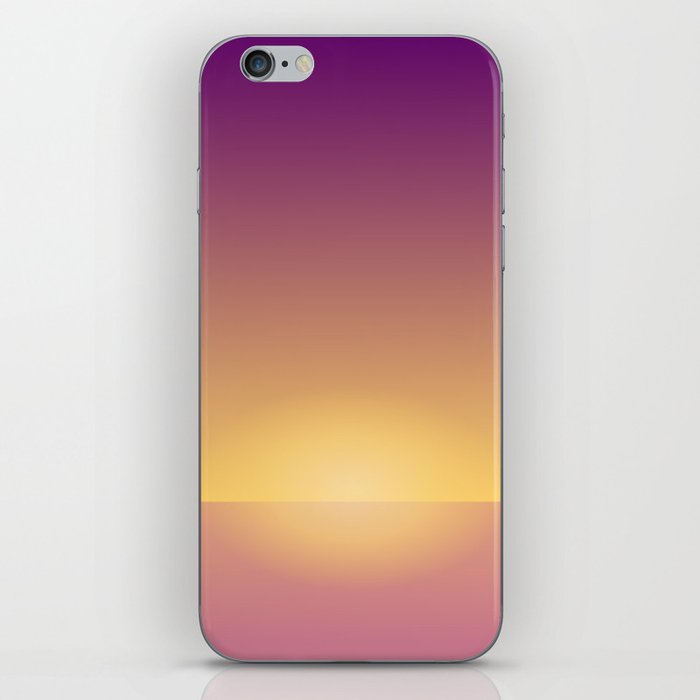 Tranquil Beach Sunset iPhone Skin