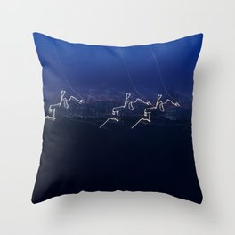 Drifted Throw Pillow