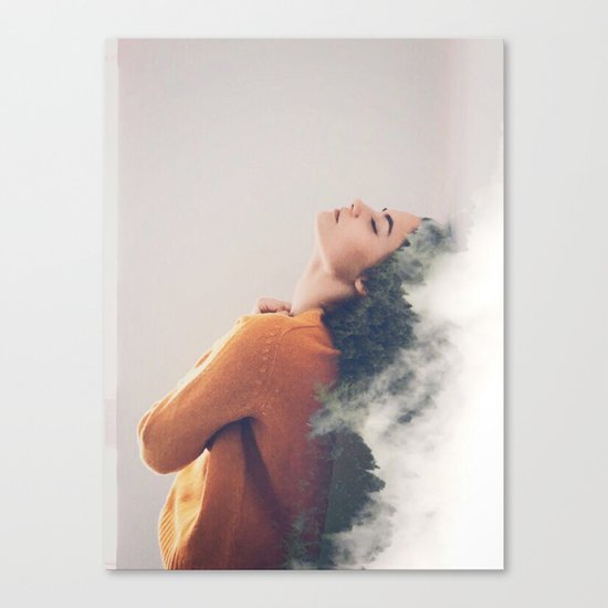 It consumes me Canvas Print