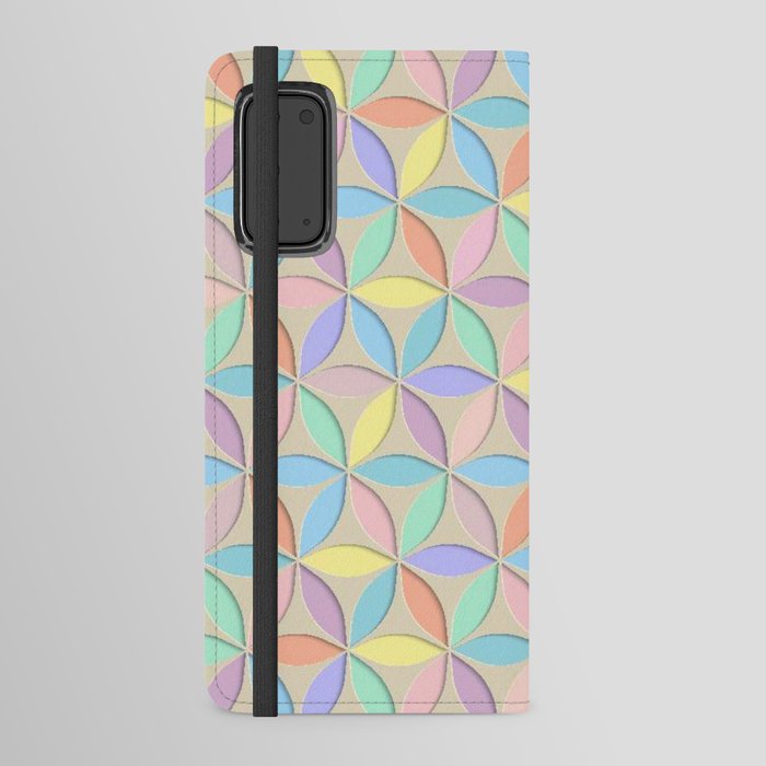Relaxing Flower Pattern Android Wallet Case