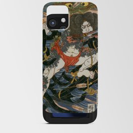 Utagawa Kuniyoshi - Of Brigands and Bravery: Kuniyoshi's Heroes of the Suikoden Warrior #5 iPhone Card Case