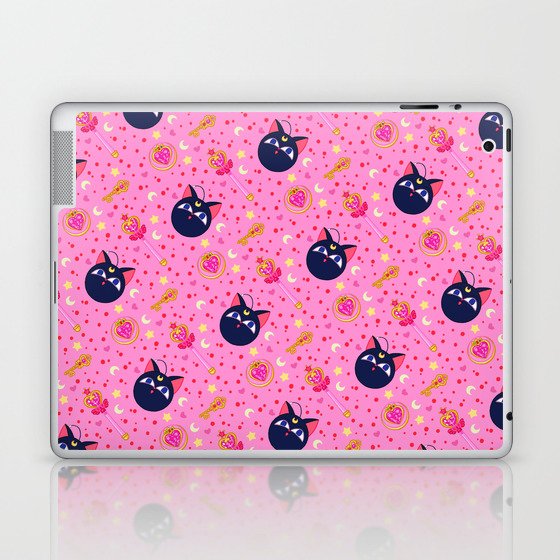 Chibi Moon Pattern / Sailor Moon Laptop & iPad Skin