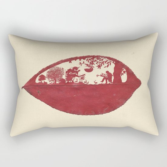 The Deer Maker Rectangular Pillow