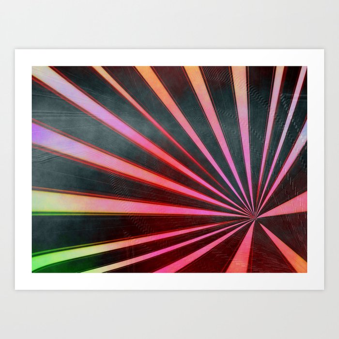 Retro Stripes Art Print by Christine Baessler | Society6