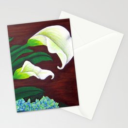 Calla Lilies & Hydrangea Stationery Cards