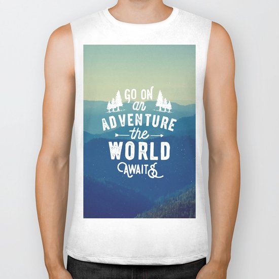 Adventure Quote Biker Tank