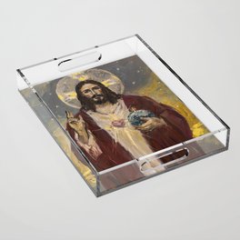 Christe, Salvator Mundi Acrylic Tray