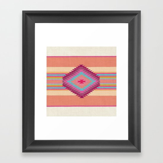 FIESTA (pink) Framed Art Print