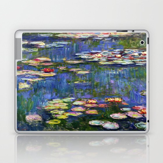 Claude Monet - irises Laptop & iPad Skin