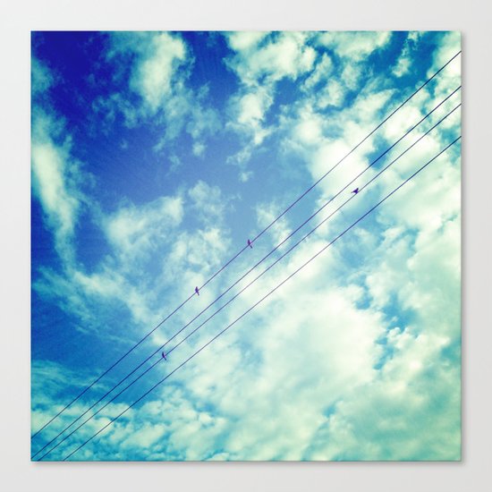 Charging Canvas Print