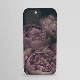 Moody Peonies | Modern Floral Photography | Nature iPhone Case