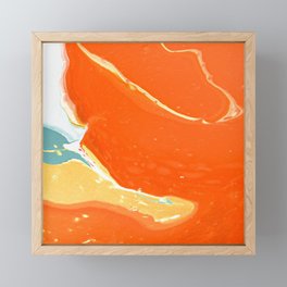 Red Sun Framed Mini Art Print