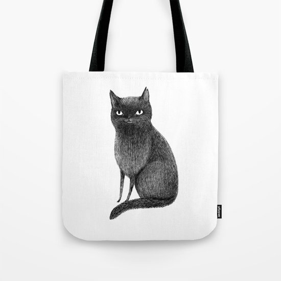 Black Cat Tote Bag