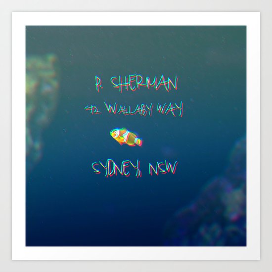 CLOWNFISH Art Print