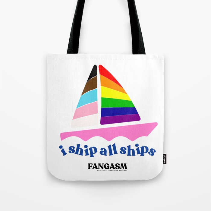 Pride 2021: I ship all Ships benefitting LAMBDA Literary Tote Bag