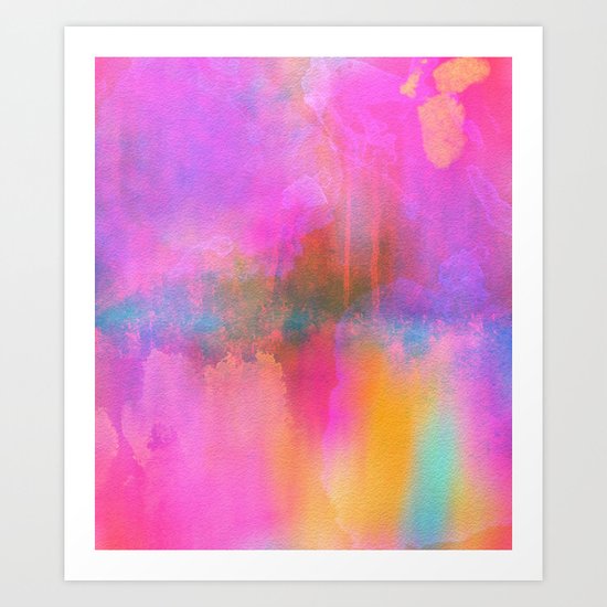 Rainbow Watercolor Art Print