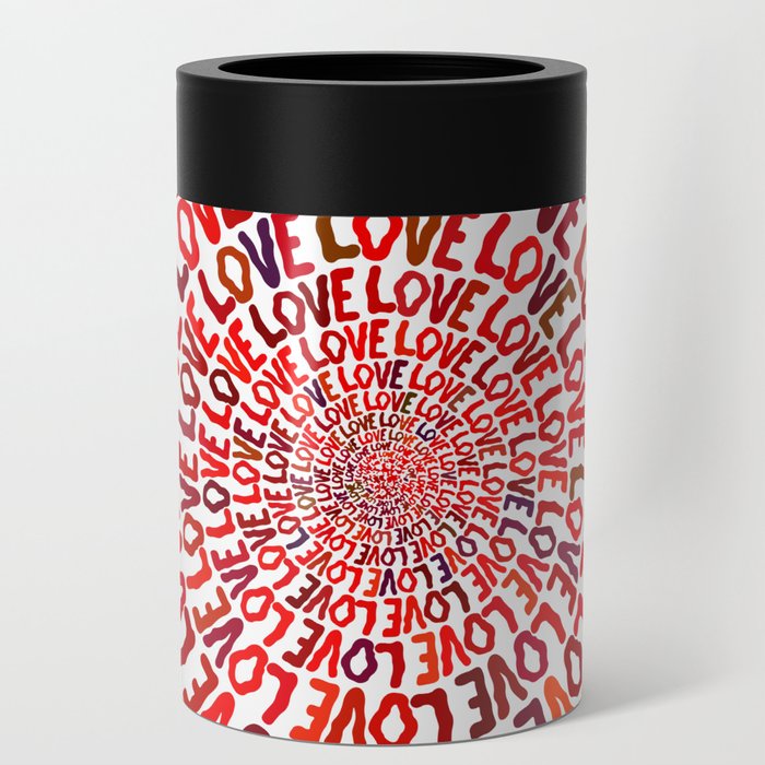 Red LOVE Can Cooler