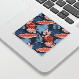 Tropical Bold Leaves Sticker