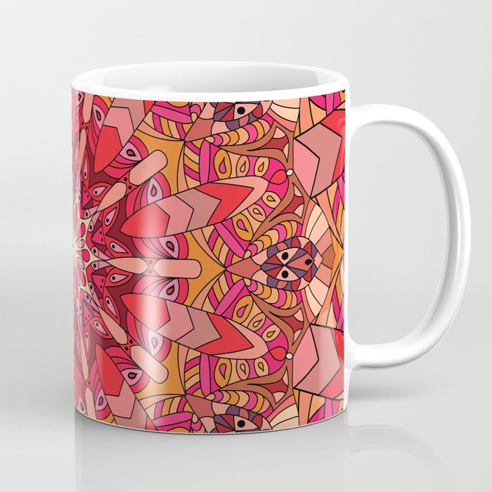 Art Deco Mandala ~ Brights Coffee Mug