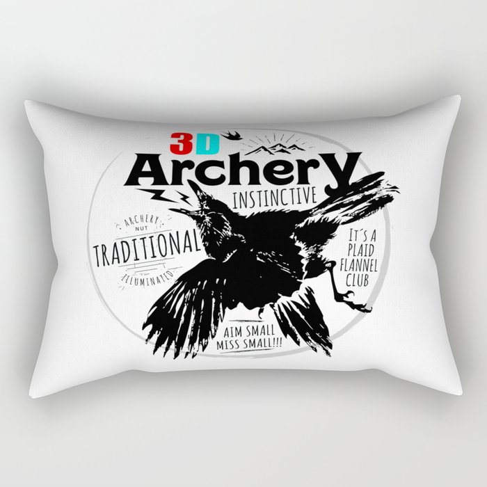 Traditional Instinctive Archery Rectangular Pillow