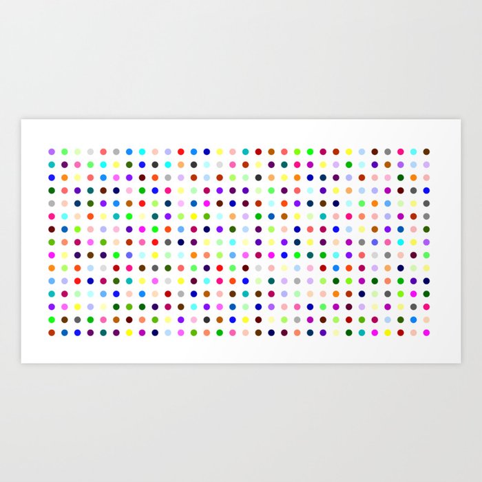 Big Hirst Polka Dot Art Print