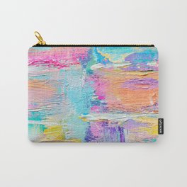 unicorn paint Carry-All Pouch | Colors, Abstract, Artist, Pop Art, Unicorn, Oil, Painted, Acrylic, Bestsellers, Colorful 