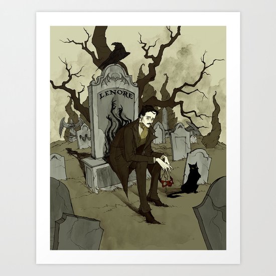 Edgar Allan Poe Art Print