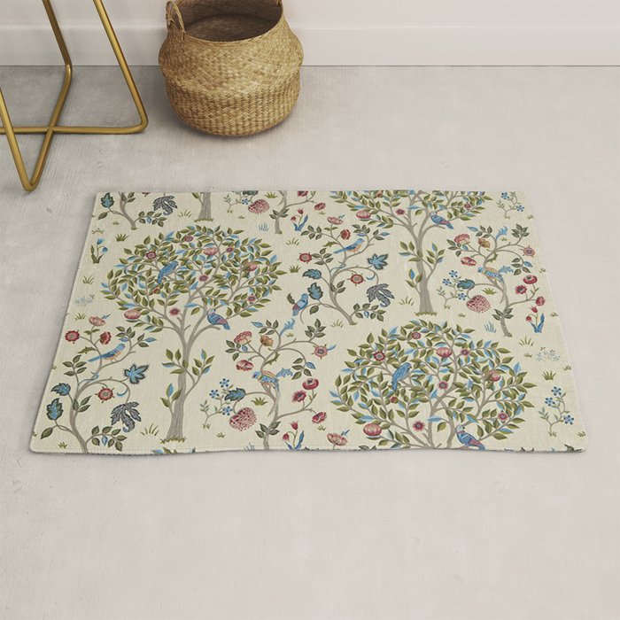 William Morris Vintage Kelmscott Tree Orchard Rug by Archipelago
