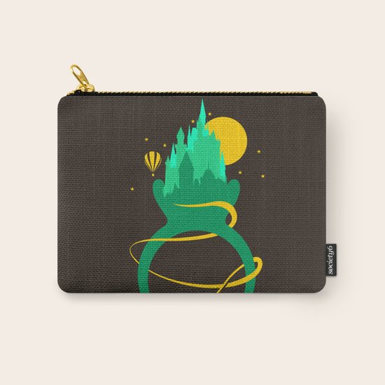 Emerald Ring Carry-All Pouch