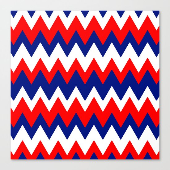 Red, White and Blue, 2016 Canvas Print