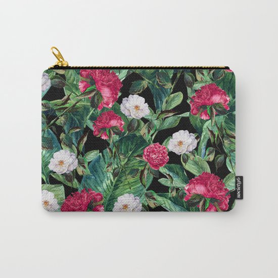 Palm Leaves Pattern Carry-All Pouch