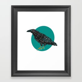 Astral Crow Framed Art Print
