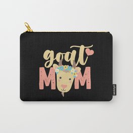 Goat Mom Mama Carry-All Pouch