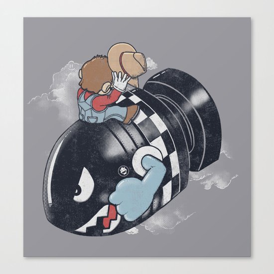 Love The Bomb Canvas Print