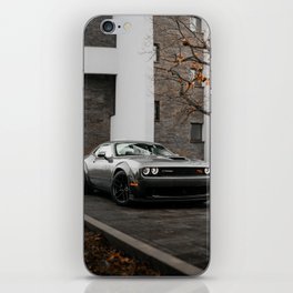 Hellcat Demon Challenger RT Hemi American Classic Muscle car automobile transportation color photograph / photograph poster posters iPhone Skin