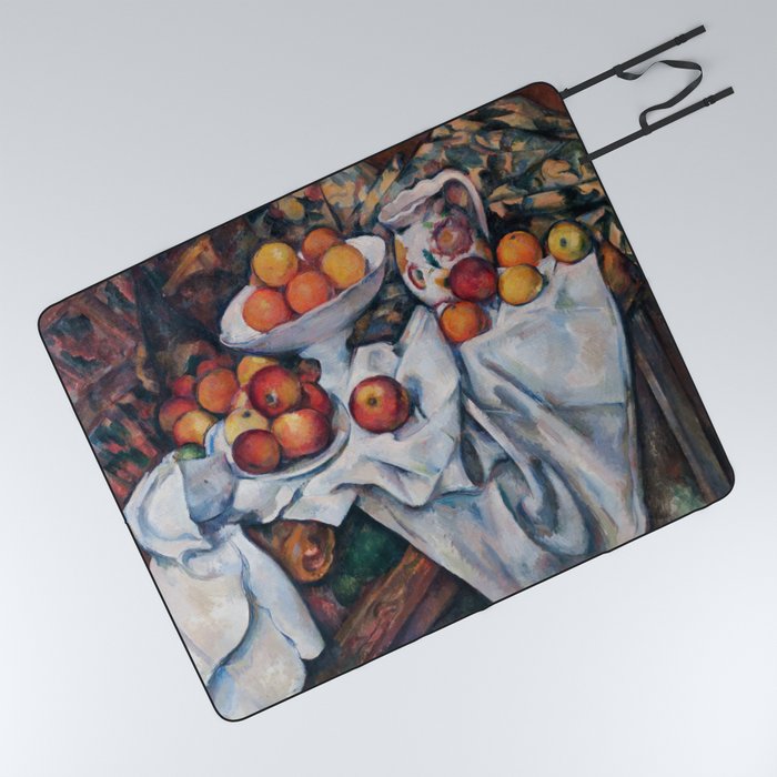 Paul Cezanne - Still Life, Apples and Oranges Picnic Blanket