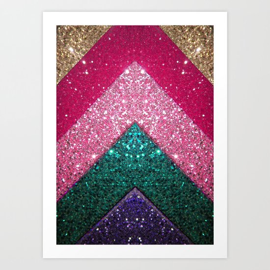 The Glittery Way Art Print