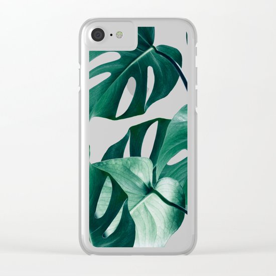 Monstera #society6 #artprints #buyart Clear iPhone Case