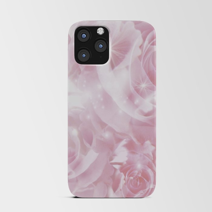 Beautiful Magical Pink Rose Collection iPhone Card Case