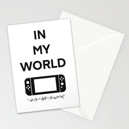 In My World Stationery Card