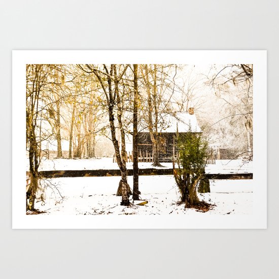 Hidden Winter Art Print