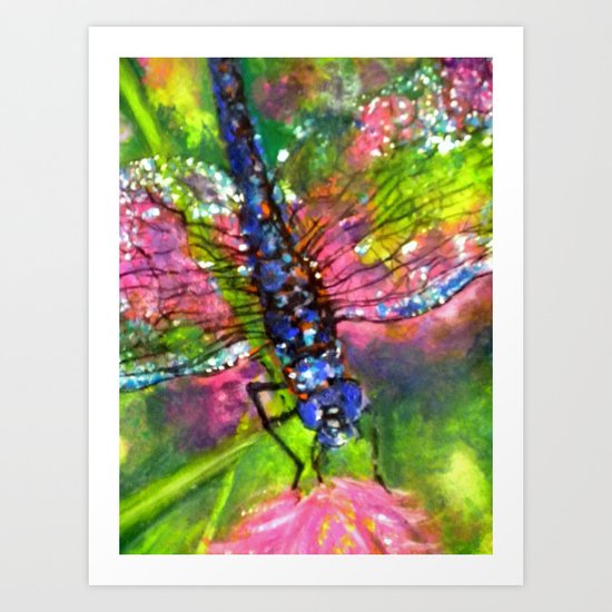Title: painting - Dragonfly Art Print