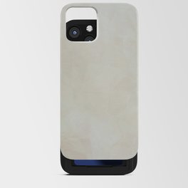 Elegant white grey iPhone Card Case