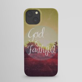 God is Faithful iPhone Case