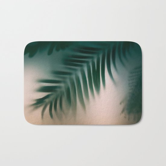 Green leaves Bath Mat