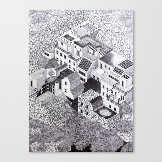 Symbiosis 001 Canvas Print