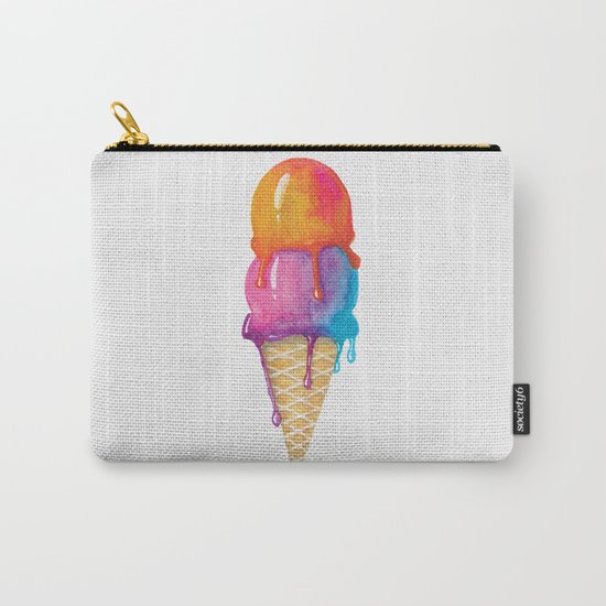 Melty ice cream cone Carry-All Pouch